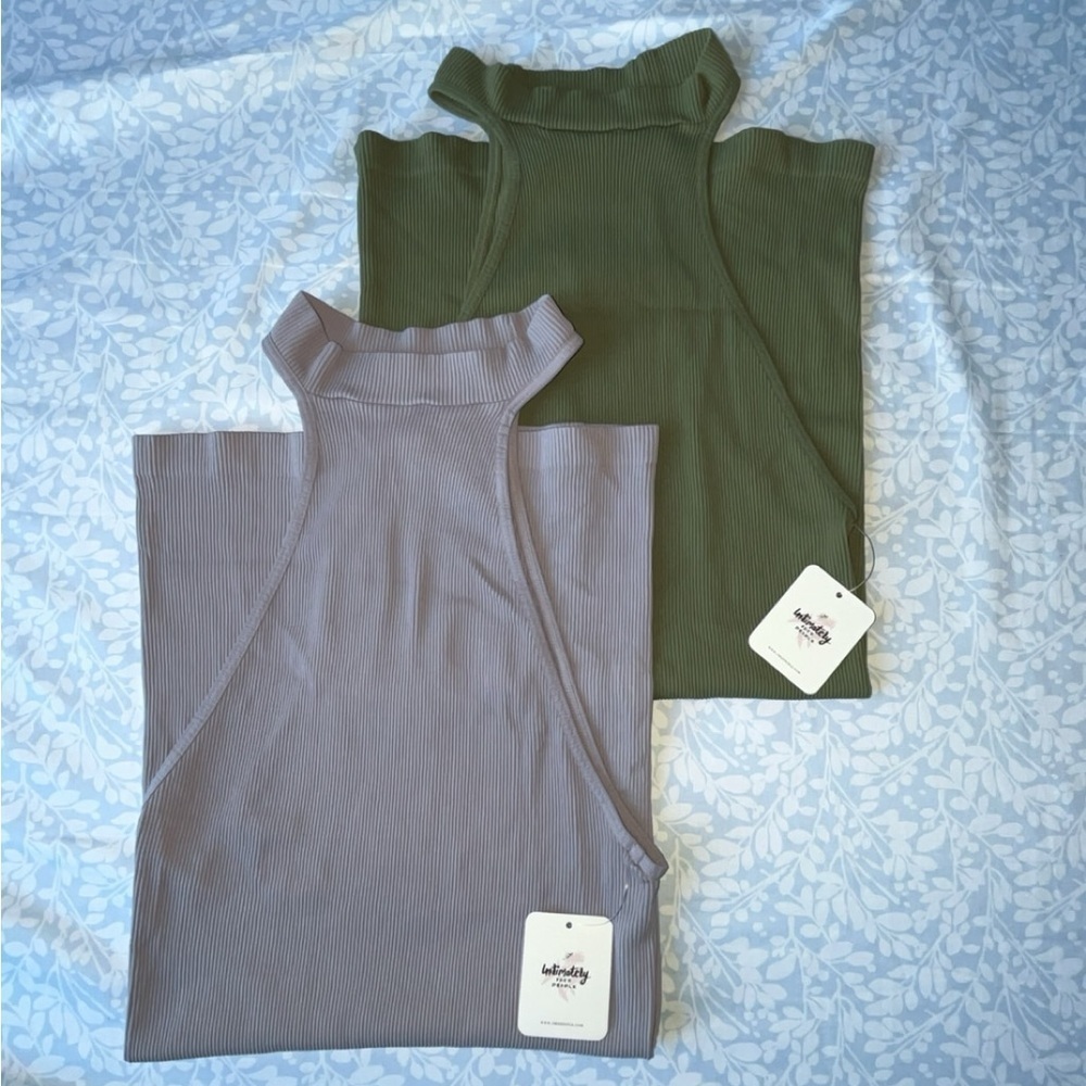 NWT Free People Intimately high-neck tank top BUNDLE of 2  SIZE XS/S